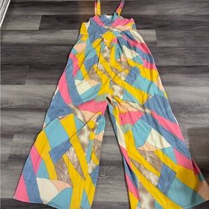 Colorful Geometric Jumpsuit